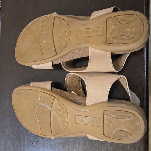 3 for $20☢️Natural Soul-Sandals,7.5W,beige,decoratedsilver,brass, crystal beads. - Picture 7 of 9